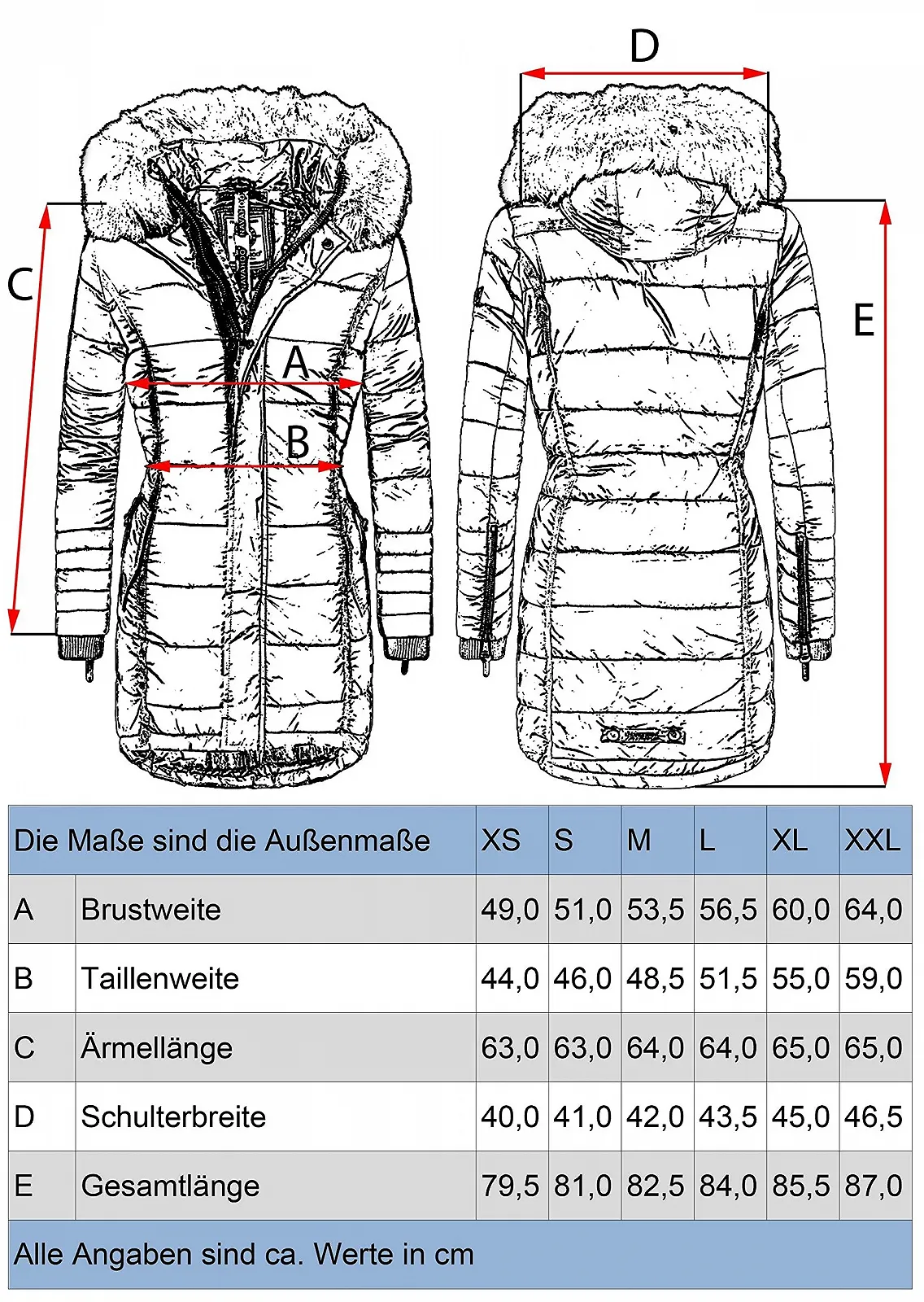 Жіноче зимове стьобане пальто Navahoo Papaya, фото №6