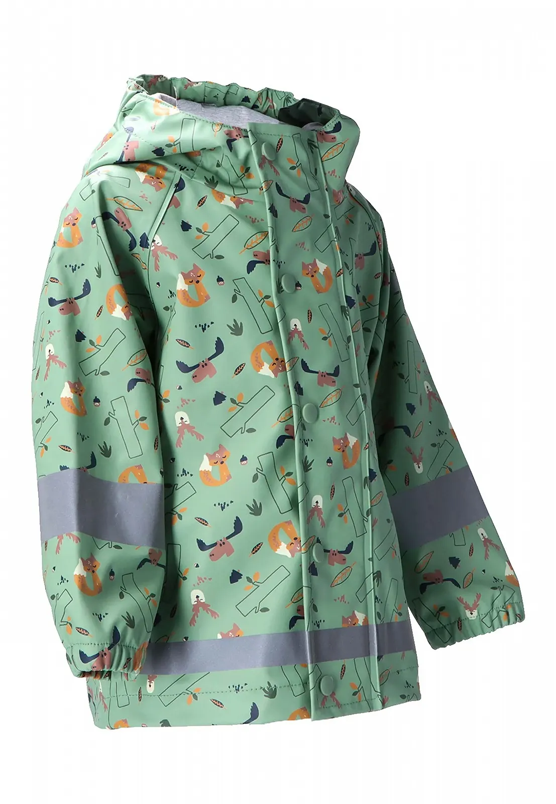 Дитяча дощова куртка Sterntaler Унісекс Тварини лісу Зелений, фото №2