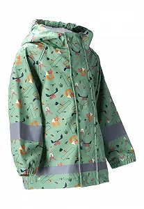 Дитяча дощова куртка Sterntaler Унісекс Тварини лісу Зелений synthetic.ua - Фото 1