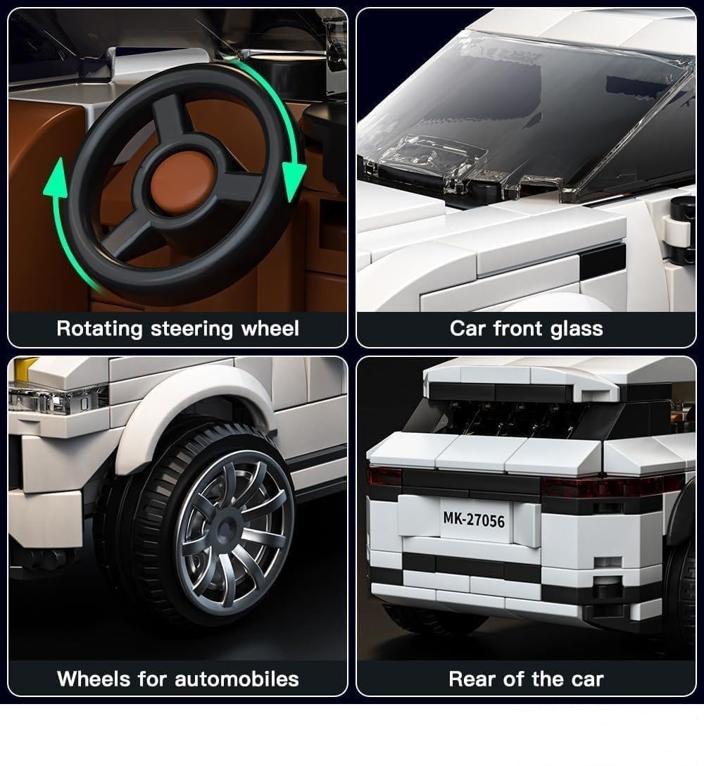Іграшка COIL Вантажівка Автомобіль Range Rover Білий 27056 402 частини, фото №4