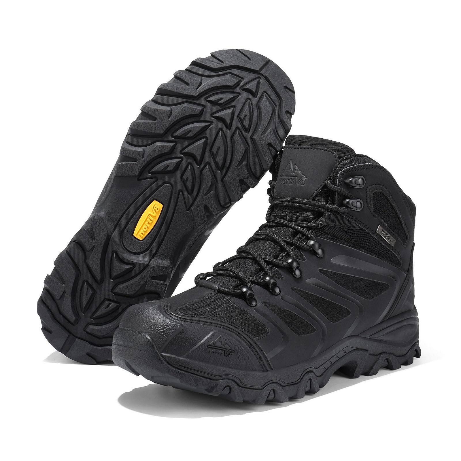Мужские ботинки NORTIV 8 Waterproof Mid Climbing Shoes для трекинга и хайкинга, фото №2