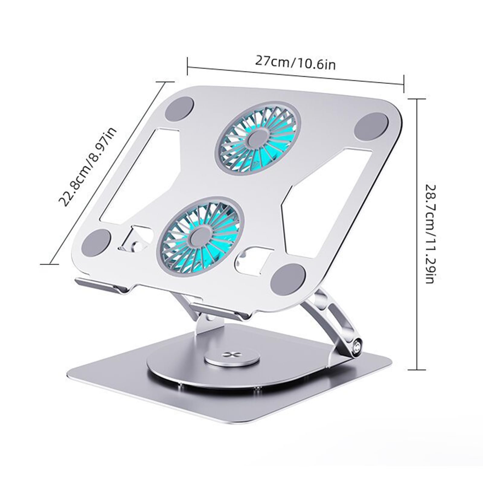 Регулируемая Подставка для Ноутбука с Разными Углами Наклона Углеродистая Сталь Регулировка Держатель для Прочности и Стабильности в Любых Условиях Складная Подставка для Ноутбука, фото №2