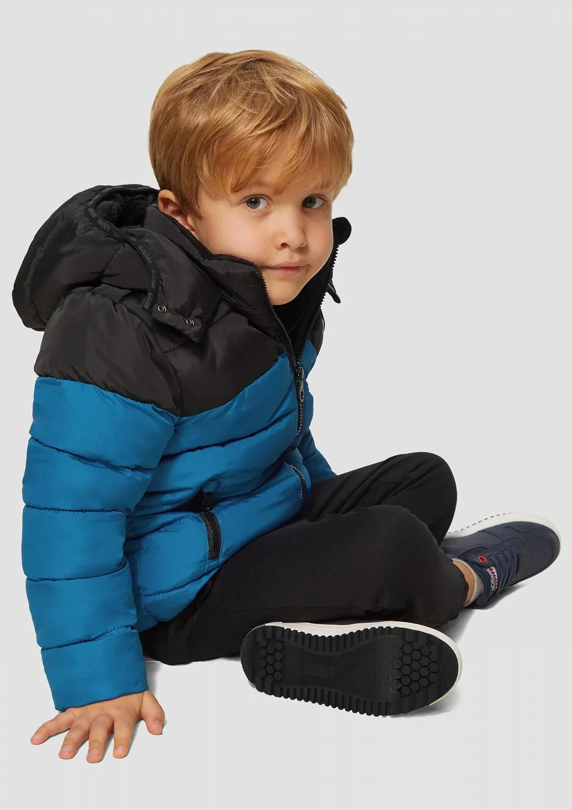 Куртка s.Oliver с капюшоном 2152408, стеганная для мальчиков., фото №3