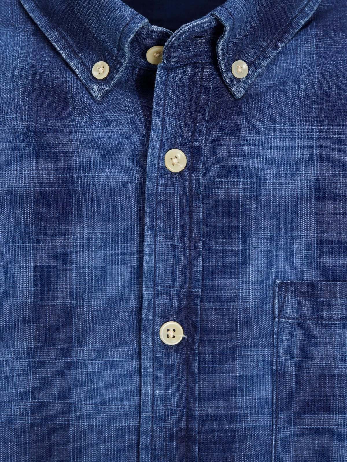 Рубашка Jack&Jones CLASSIC MIX LS 12188988 SLIM Синий S, фото №2