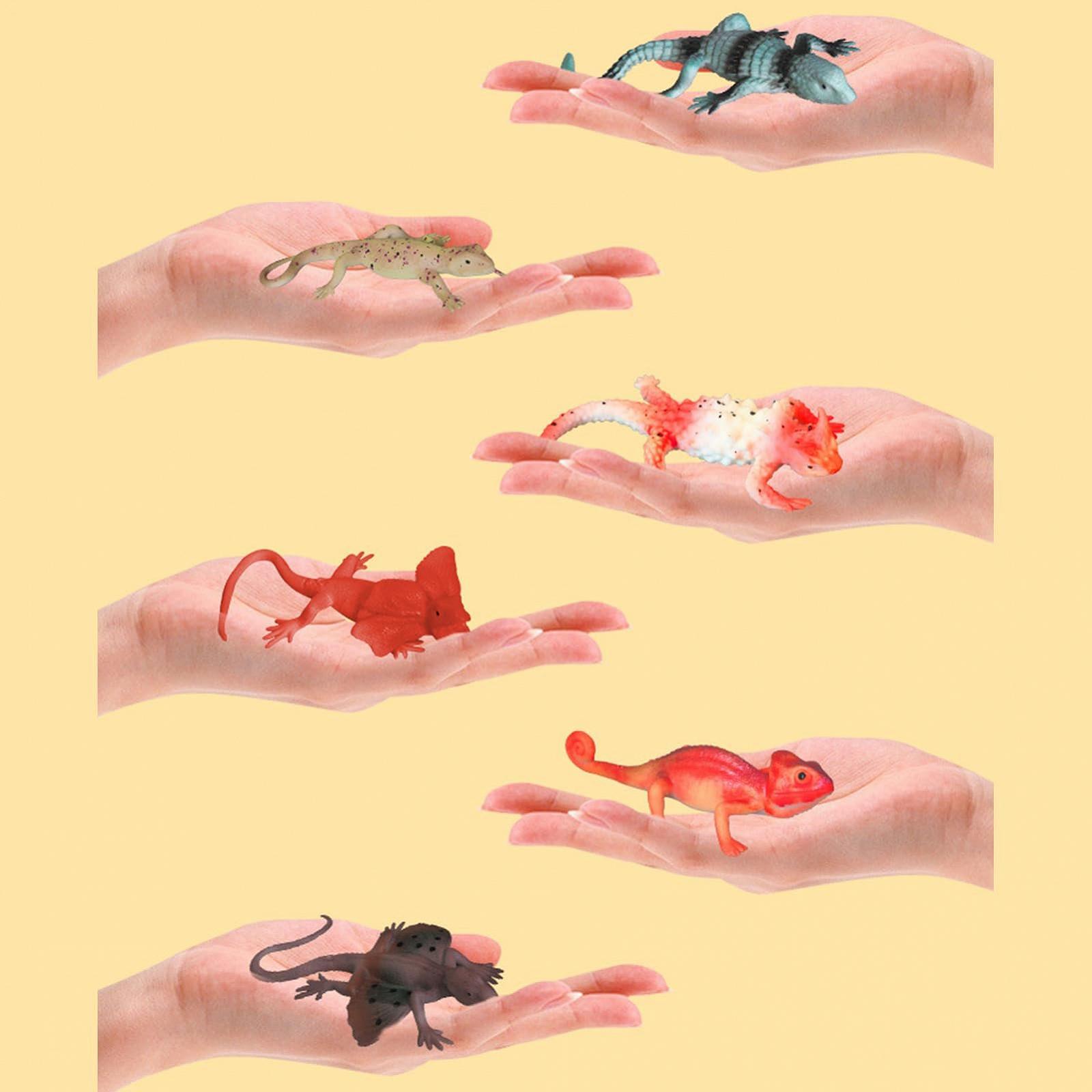 Іграшка для ванни Ящірки, що змінюють колір, 6 шт., фото №7