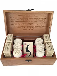 Набір для очищення обличчя Мило для душу, для чутливої шкіри та з лавандою (5 шт) Серветки для зняття макіяжу (6 шт) - Фото 1