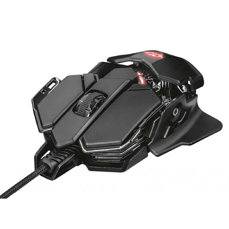 Ігрова дротова миша Trust GXT 138 X-Ray / USB / 4000 DPI / 10 кнопок / RGB підсвітка / Чорна, фото №5 Ігрова дротова миша Trust GXT 138 X-Ray / USB / 4000 DPI / 10 кнопок / RGB підсвітка / Чорна, фото №5