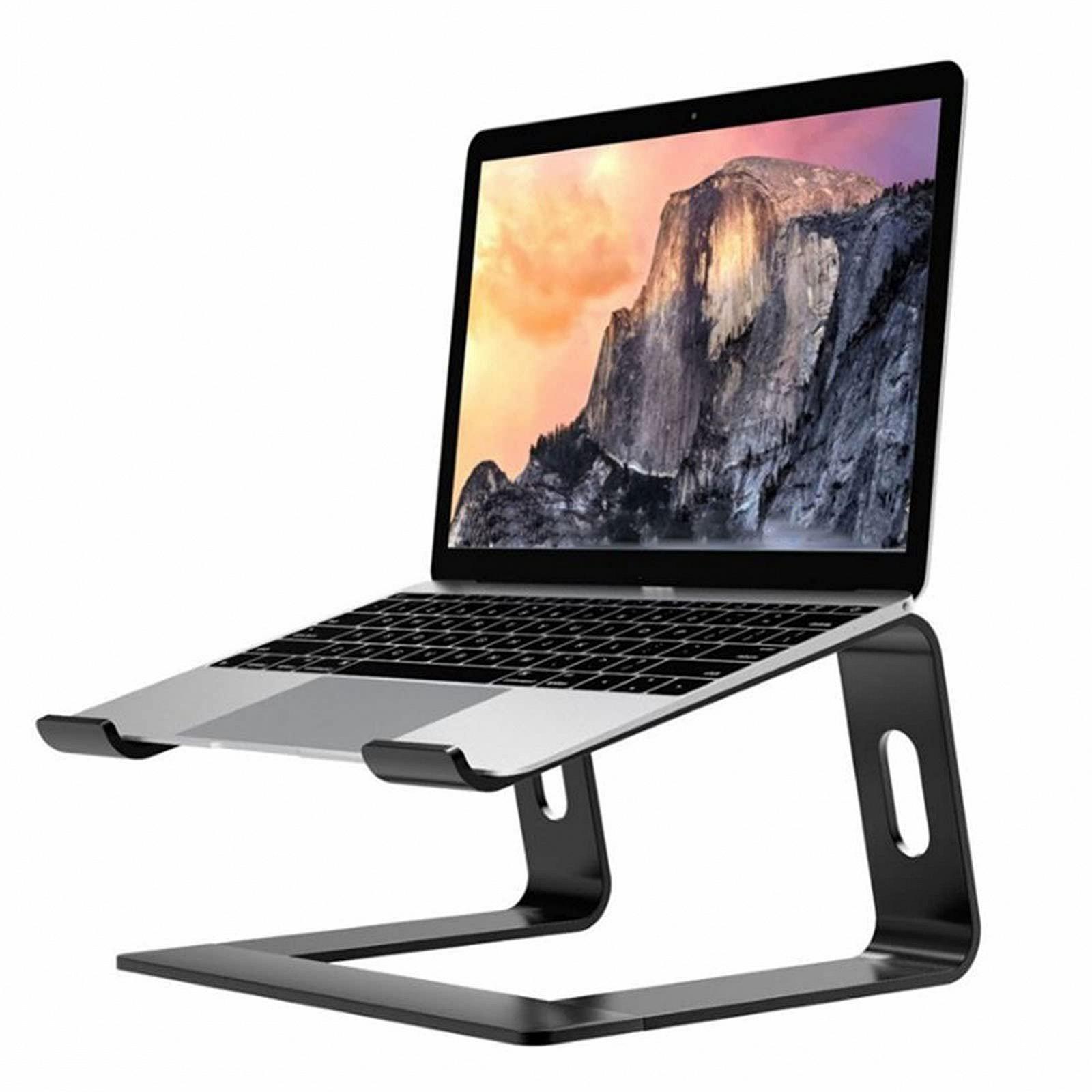 Подставка для ноутбука Алюминиевый сплав Портативная Подставка для компьютера Серый для обычных ноутбуков, фото №7