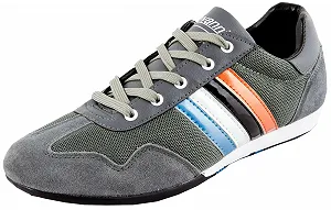 Купить Кроссовки Luvanni мужские повседневные, для фитнеса, для взрослых, для улицы, полоски, итальянский, современный дизайн, низкие, из натуральной замши - Фото 1 Кроссовки Luvanni мужские повседневные, для фитнеса, для взрослых, для улицы, полоски, итальянский, современный дизайн, низкие, из натуральной замши - Фото 1