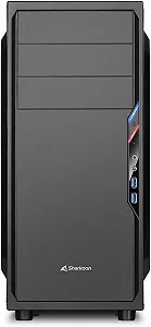 Корпус для ПК Sharkoon VS4-V / USB 3.0 / Без БЖ / Чорний synthetic.ua - Фото 1