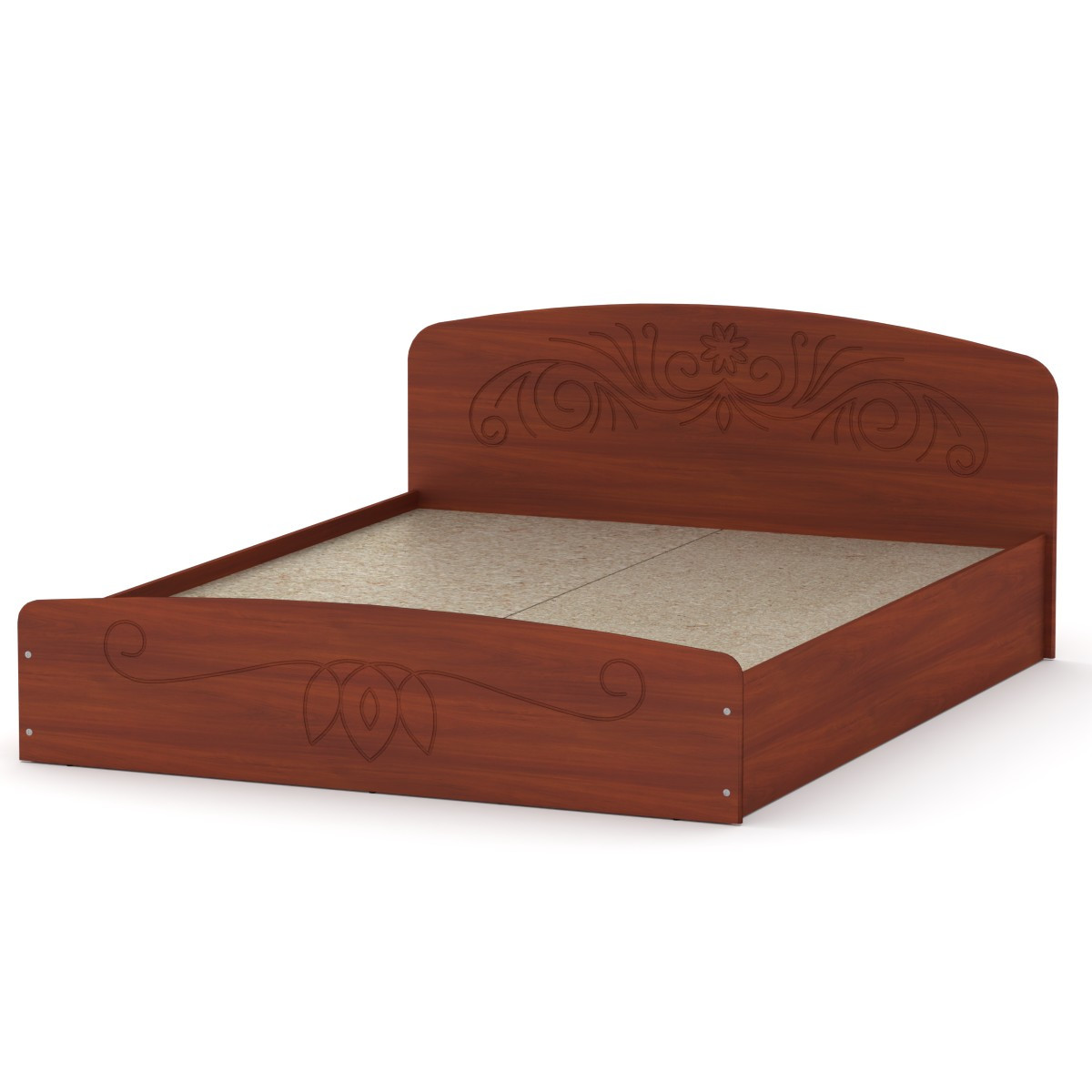 Кровать Нежность 140 МДФ Компанит 140х200 см Яблоня, фото №1