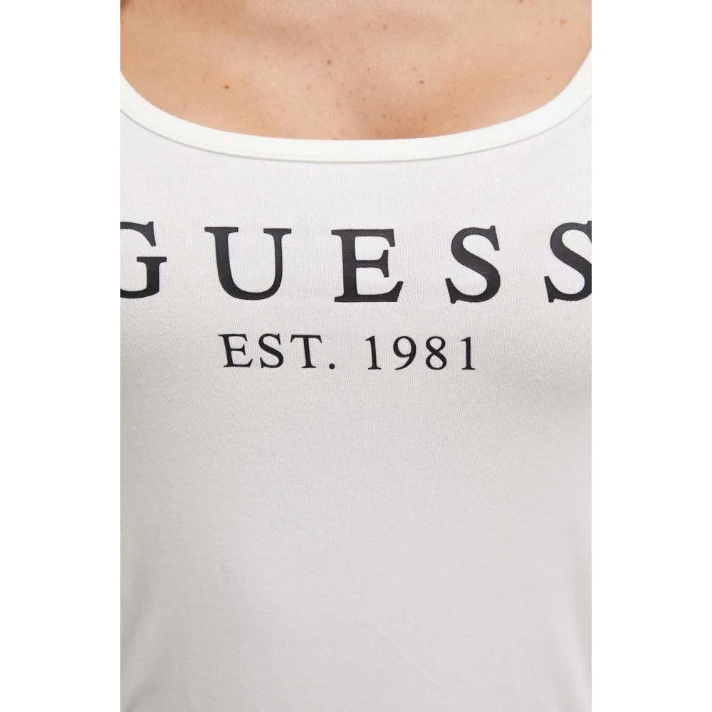 Женская футболка лонгслив Guess G65P Белый - S, фото №4