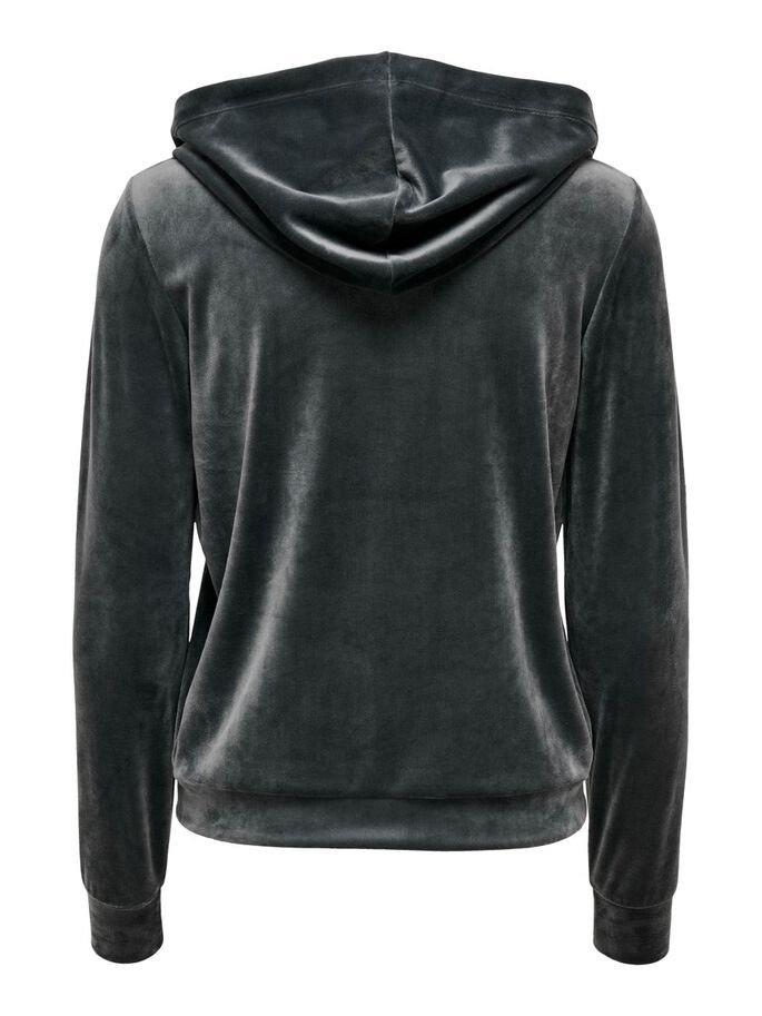 Худі ONLREBEL L/S ZIP HOOD SWT 15241328-Phantom ONLY Темно-сірий L, фото №2