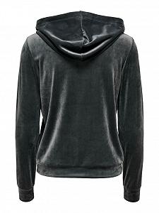 Худі ONLREBEL L/S ZIP HOOD SWT 15241328-Phantom ONLY Темно-сірий L synthetic.ua - Фото 1