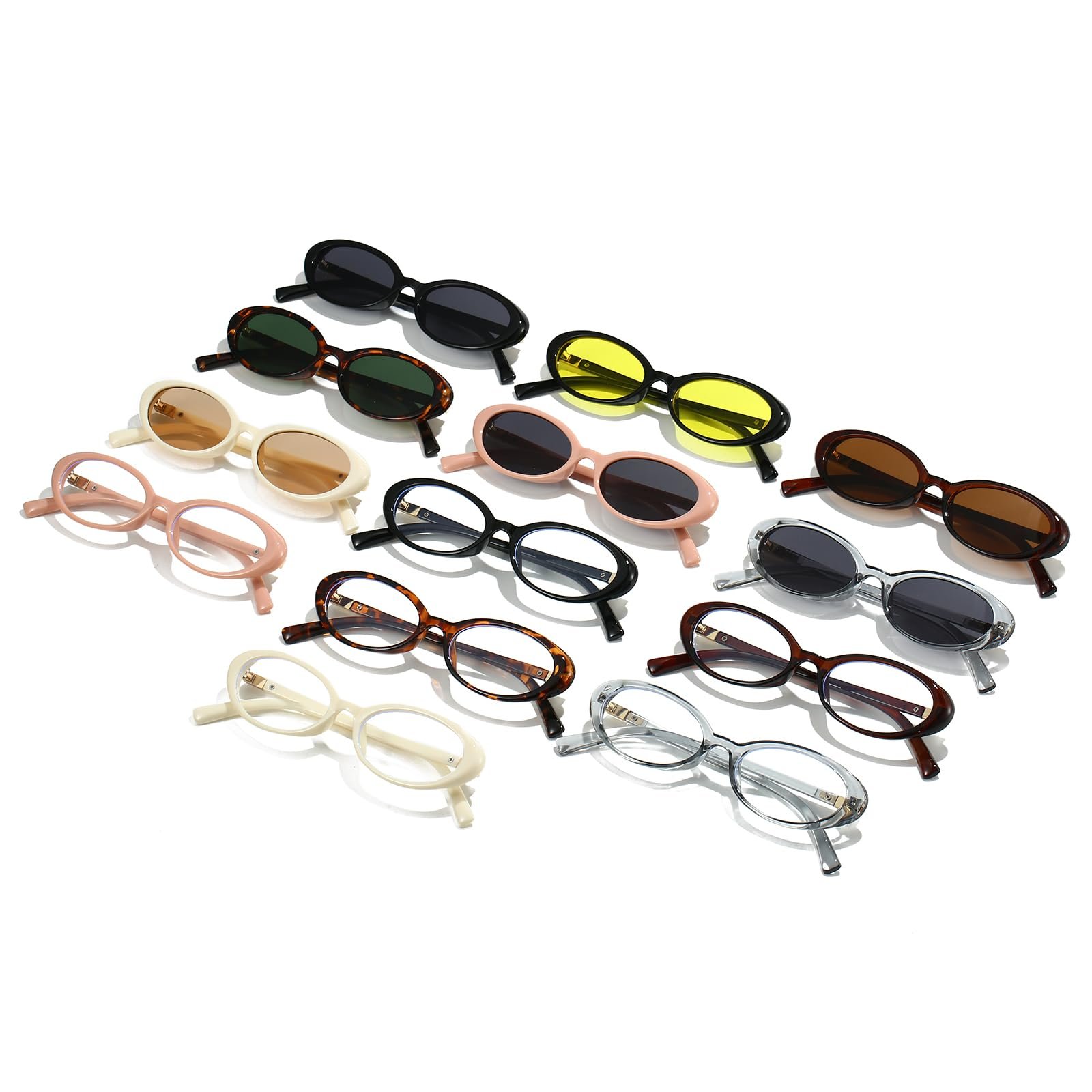 Сонцезахисні Окуляри LJCZKA Ретро Овальні Жіночі 90-х, фото №6