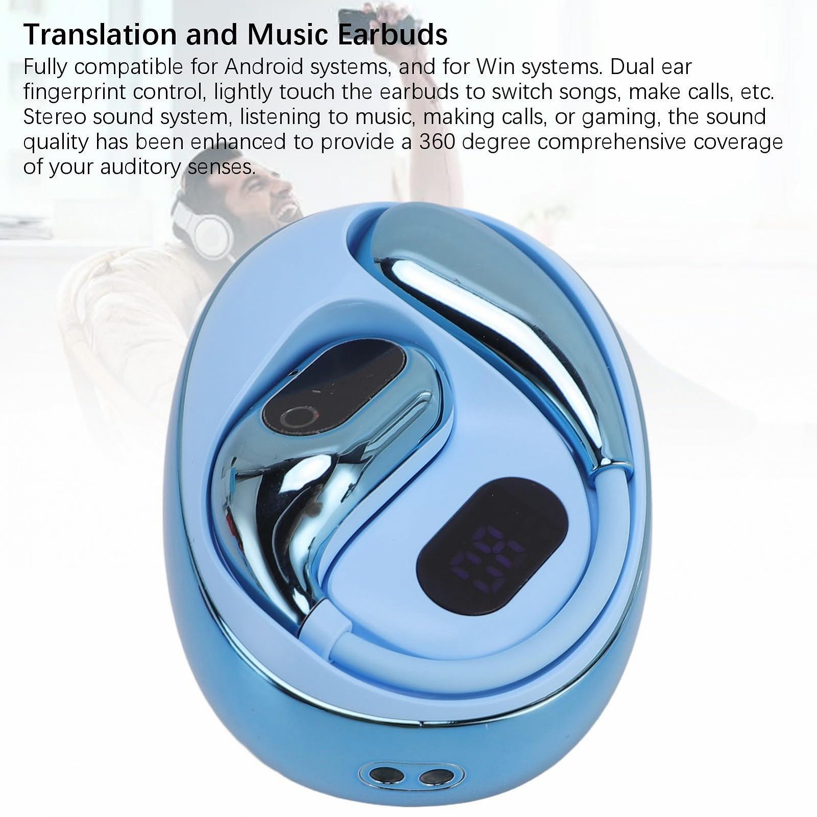 Навушники-перекладачі з вушним гачком, точний AI голосовий переклад, шумозаглушення для подорожей, фото №2 Навушники-перекладачі з вушним гачком, точний AI голосовий переклад, шумозаглушення для подорожей, фото №2