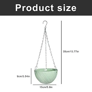 Подвесные цветочные горшки 2 шт. 15 см Синий synthetic.ua - Фото 1