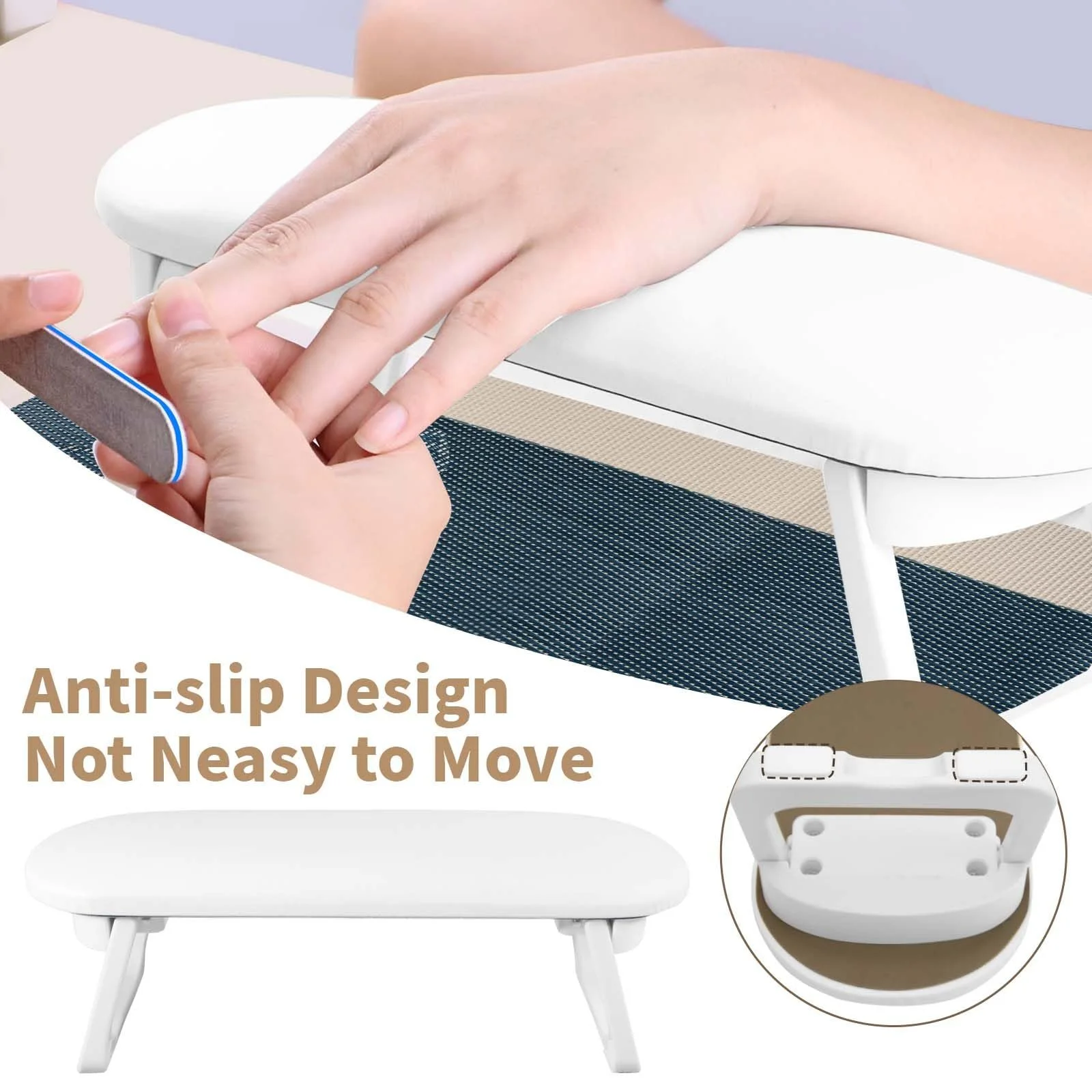 Подставка для рук для маникюра Lermende, кожаная, фото №3 Подставка для рук для маникюра Lermende, кожаная, фото №3