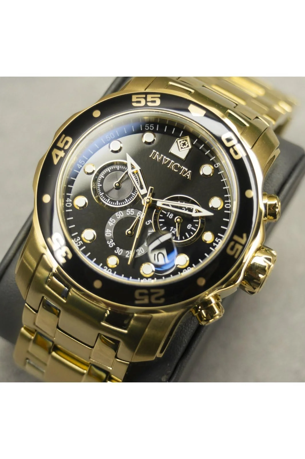 Часы Кварцевые Invicta Pro Diver Мужские, нержавеющая сталь, 48 мм, фото №5 Часы Кварцевые Invicta Pro Diver Мужские, нержавеющая сталь, 48 мм, фото №5