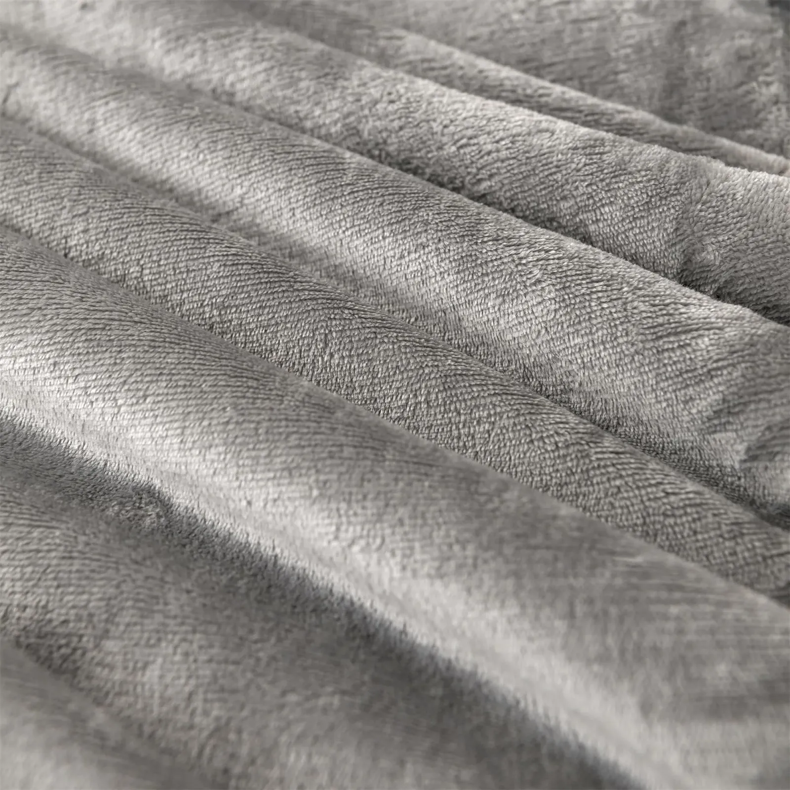 Плед Good Nite Флісовий Шерпа М'який Сірий, King, 200 x 230 см, фото №5