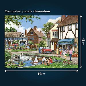 Пазл The House of Puzzles Wind at the Willows 1000 деталей картонный synthetic.ua - Фото 1