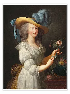 Постер Posterlounge Marie Antoinette in a Dress Elisabeth Louise Vigee-Lebrun 30 x 40 см - Фото 1