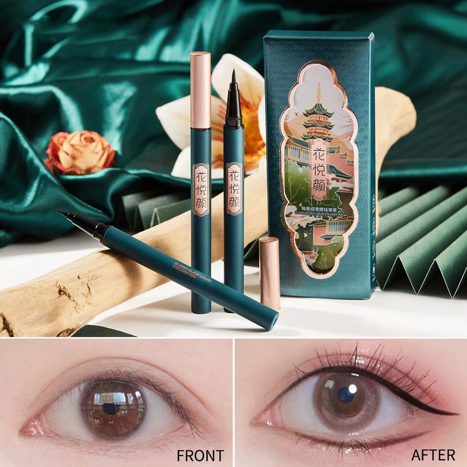 Підводка Yueyan Glaze T23R713 Зелена, 2 мл, фото №7