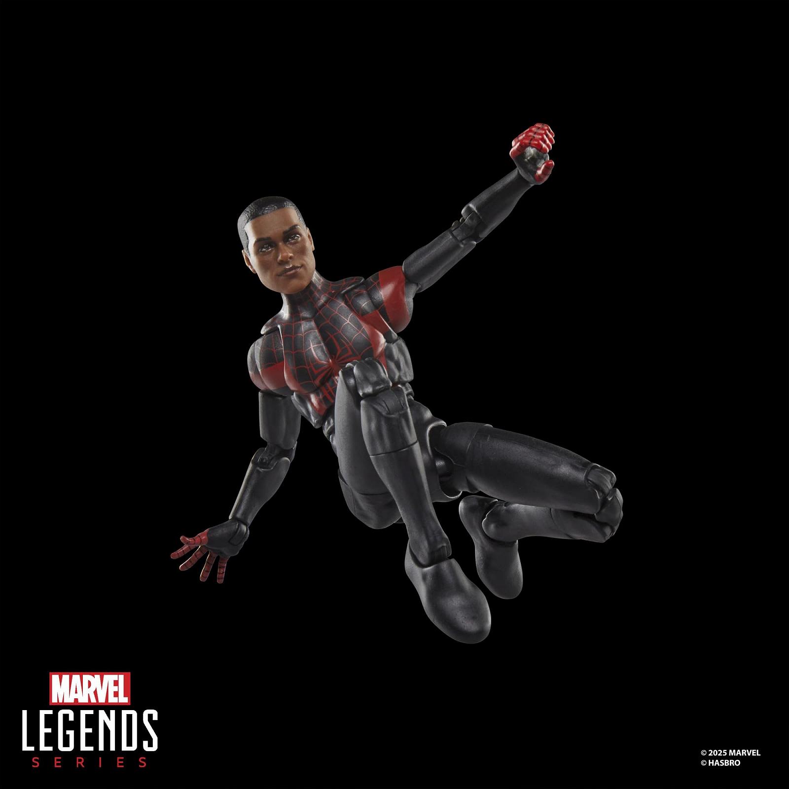 Фигурка Человек-паук Майлз Моралес Marvel Legends Series Ultimate, Черный, фото №5