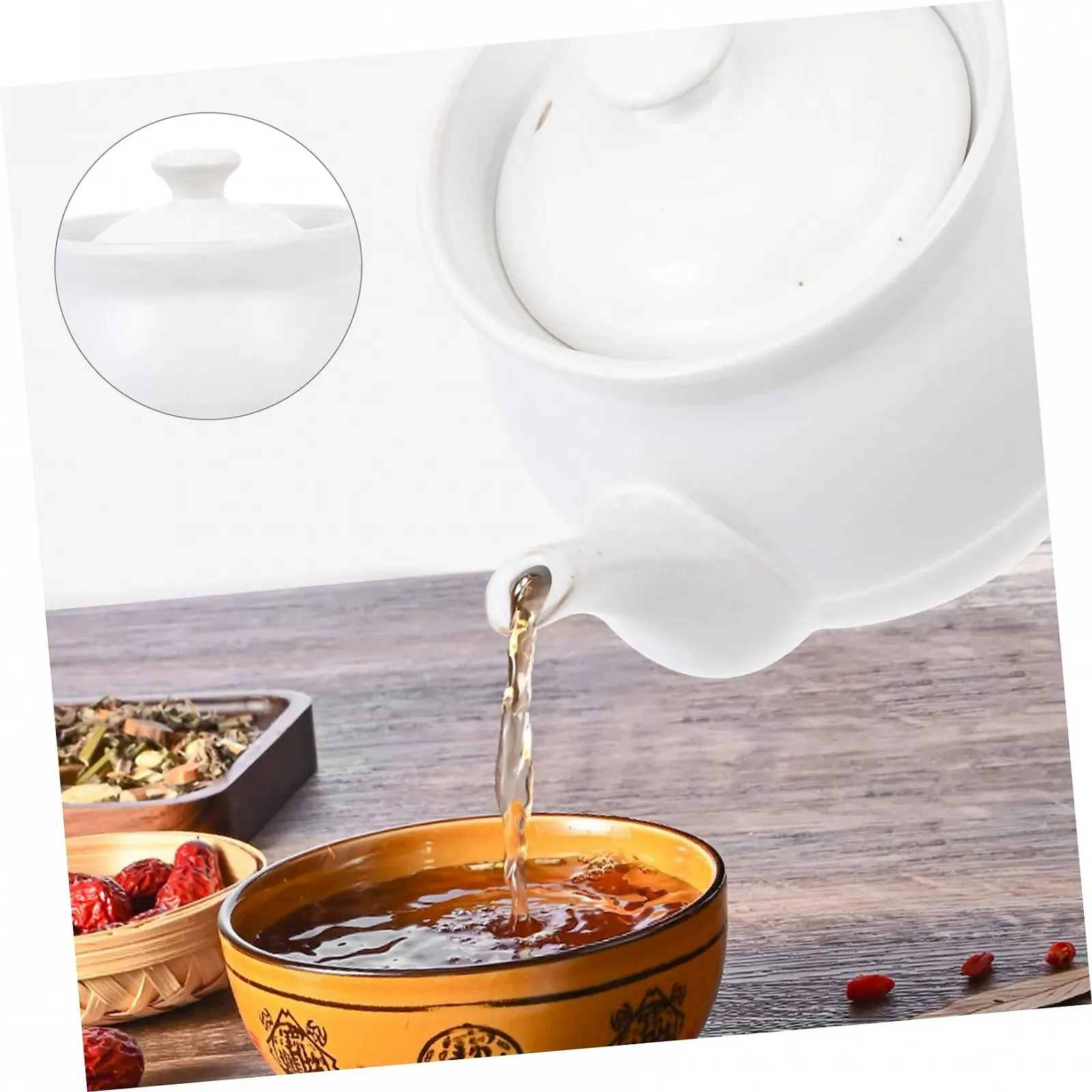 Кастрюля для трав INOOMP Керамическая Антипригарное покрытие, фото №3