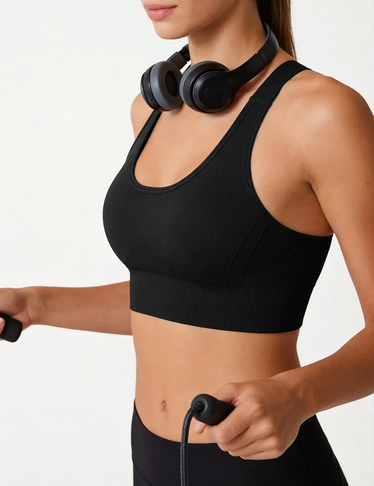 Спортивный бюстгальтер Aseniza Push Up регулируемый с широкими бретелями без косточек с перекрещенной спинкой и уплотнением для фитнеса бега йоги, фото №8 Спортивный бюстгальтер Aseniza Push Up регулируемый с широкими бретелями без косточек с перекрещенной спинкой и уплотнением для фитнеса бега йоги, фото №8