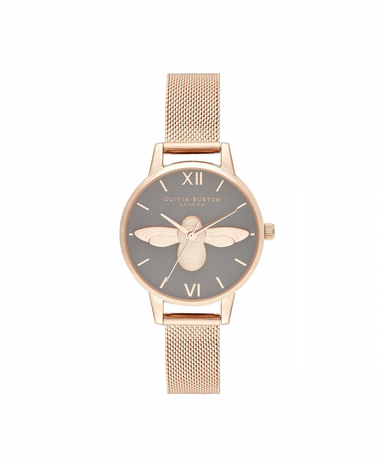 Жіночий аналоговий кварцовий годинник Olivia Burton China EXC Collection OB16EX116, сірий, браслет, фото №1