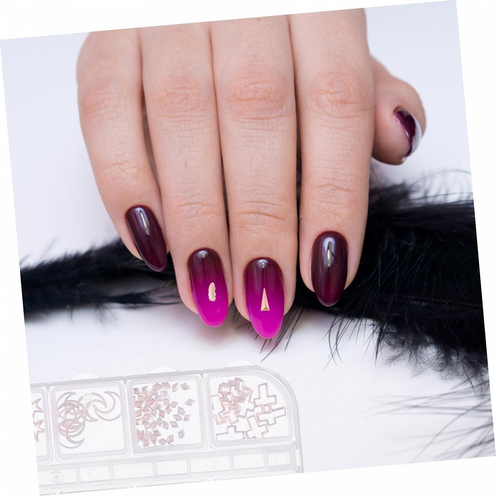 Набор для украшения ногтей Звезда Блестки для ногтей Украшения для маникюра Набор ювелирных изделий для ногтей Стразы для ногтей Акриловые аксессуары, фото №2