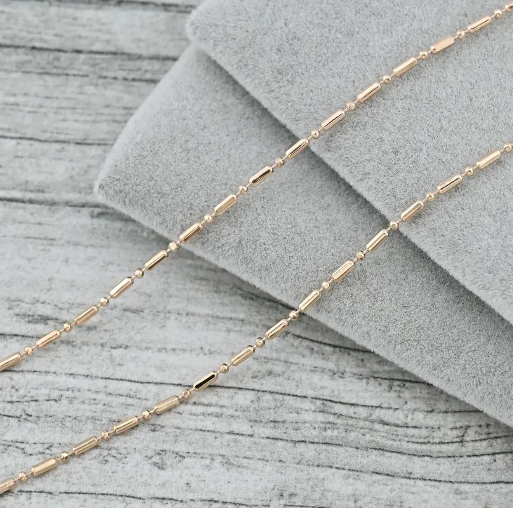 Позолочений ланцюжок на шию 45 см, для жінок, фото №3