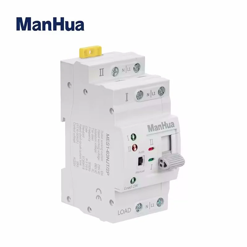 Автомат введення резерву ManHua MES1-63NS/2P 63A 220V АВР перемикач, фото №3