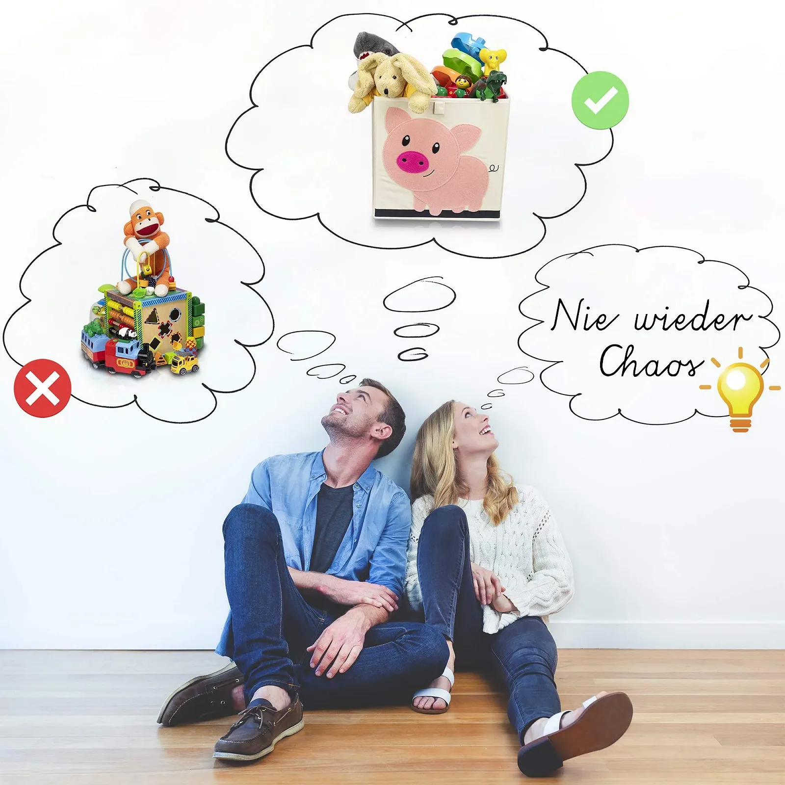 Ящик для хранения Lifeney для детей Практичный, для хранения детских игрушек, фото №6 Ящик для хранения Lifeney для детей Практичный, для хранения детских игрушек, фото №6