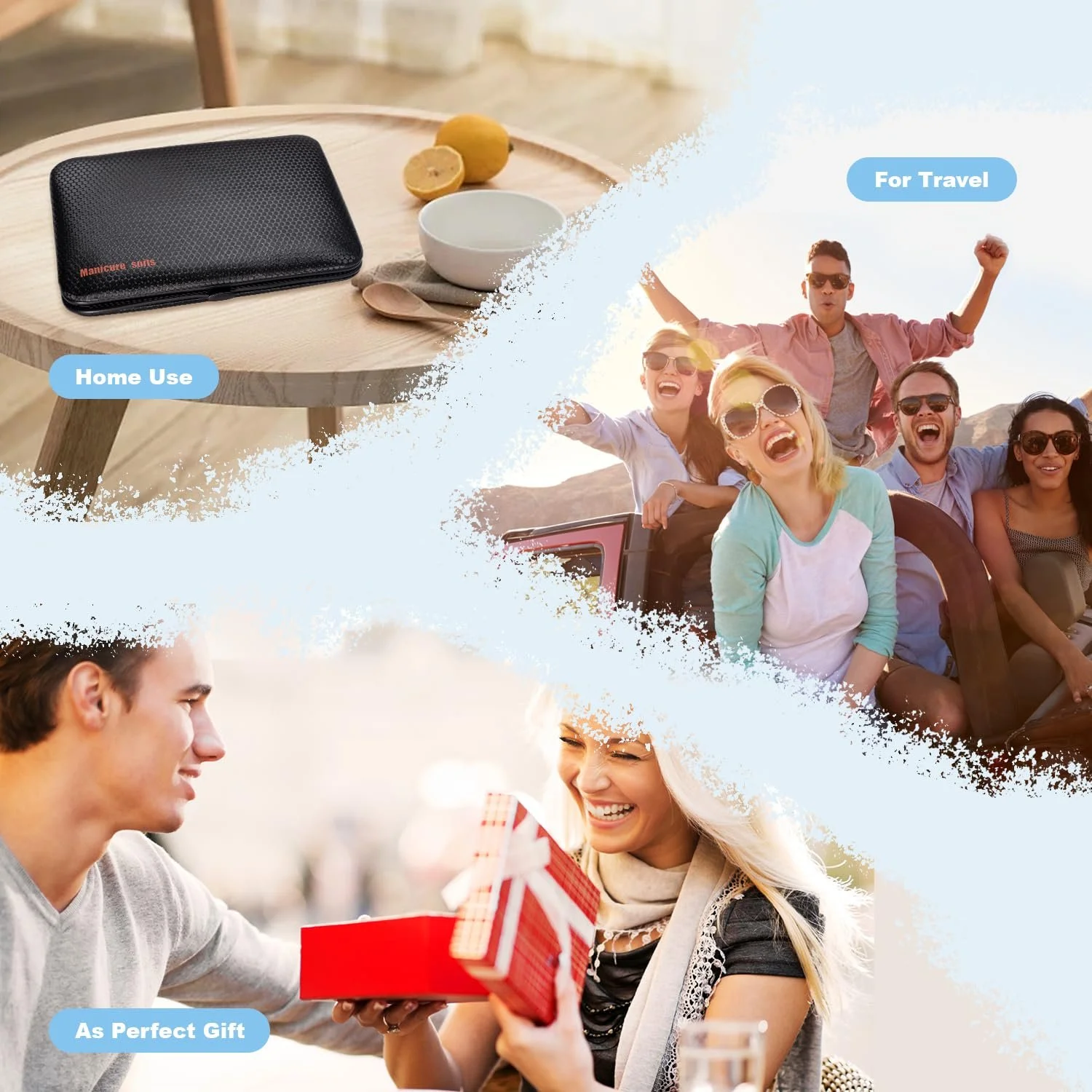 Набор для маникюра 23 шт., из нержавеющей стали, портативный, фото №8