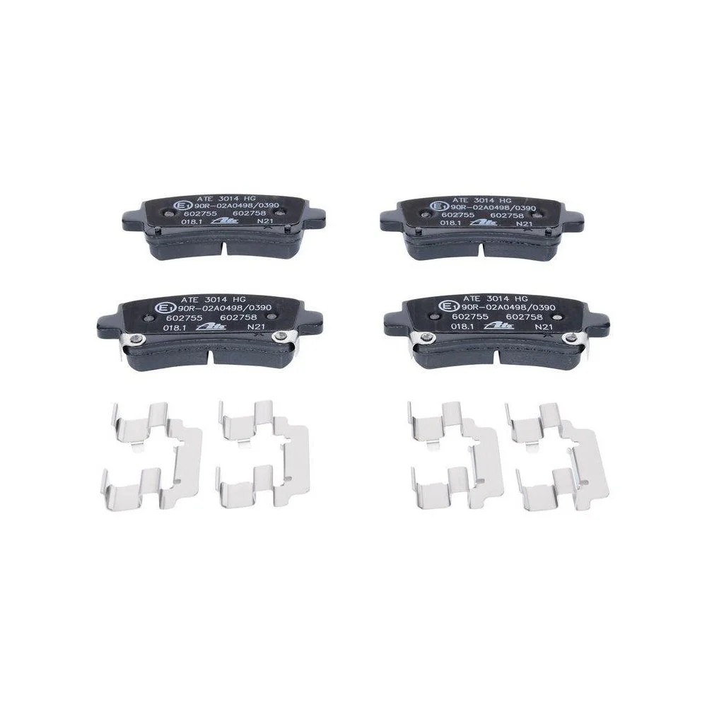 Комплект гальмівних колодок дискового гальма ATE 13.0460-2755.2 для OPEL SAAB VAUXHALL, фото №1