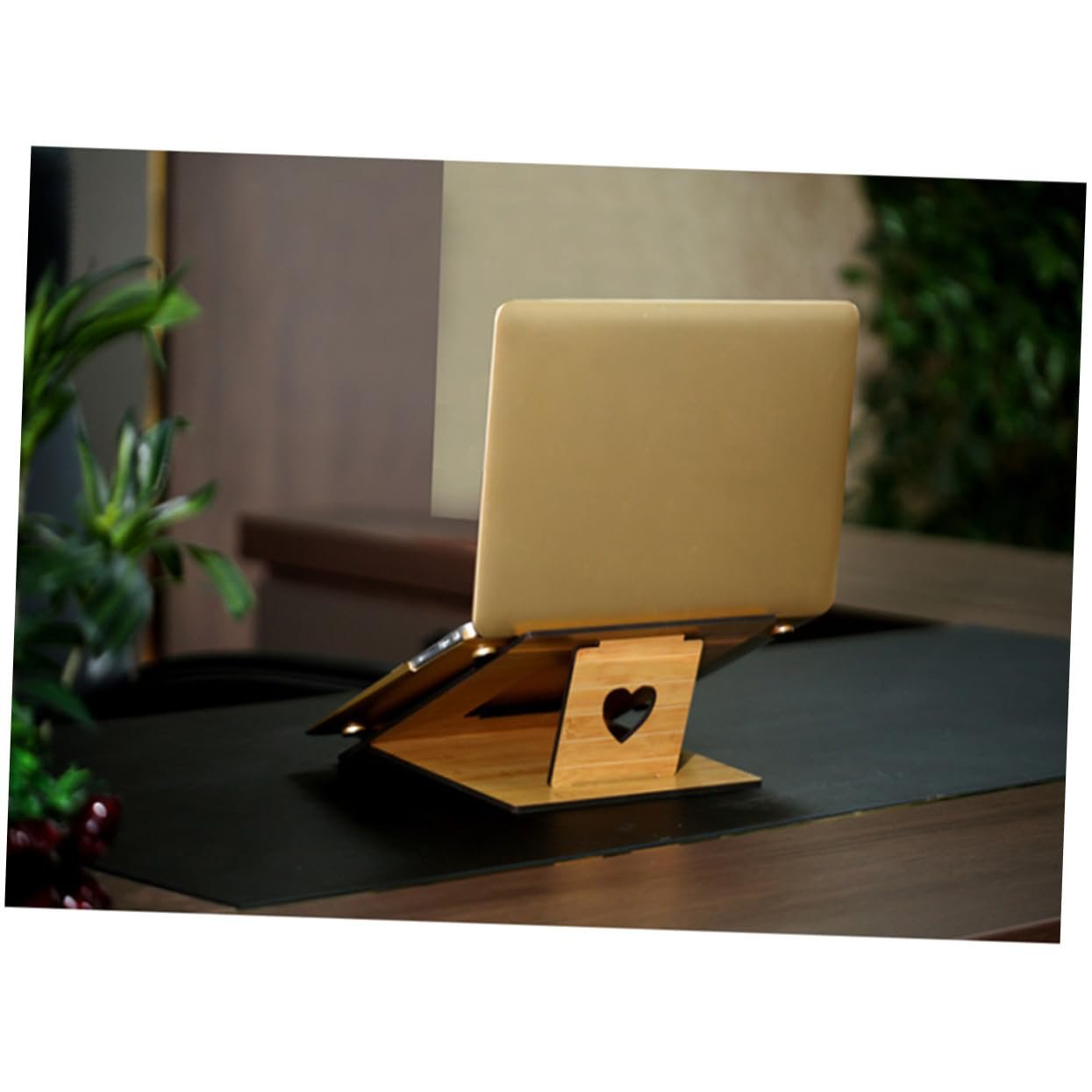 Подставка для ноутбука деревянная портативная для дома, офиса, спальни, фото №7 Подставка для ноутбука деревянная портативная для дома, офиса, спальни, фото №7