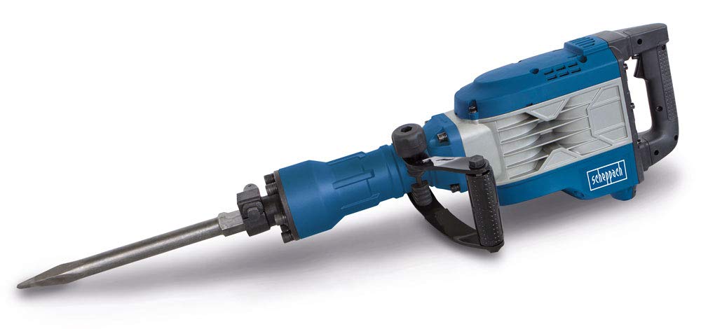 Відбійний молоток Scheppach AB1900 60J Ударна сила 1900 W 390 мм Включаючи загострене та плоске долото і транспортну коробку, фото №6 Відбійний молоток Scheppach AB1900 60J Ударна сила 1900 W 390 мм Включаючи загострене та плоске долото і транспортну коробку, фото №6