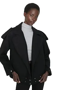 Пальто TRENDYOL Основной Однотонный - Фото 1