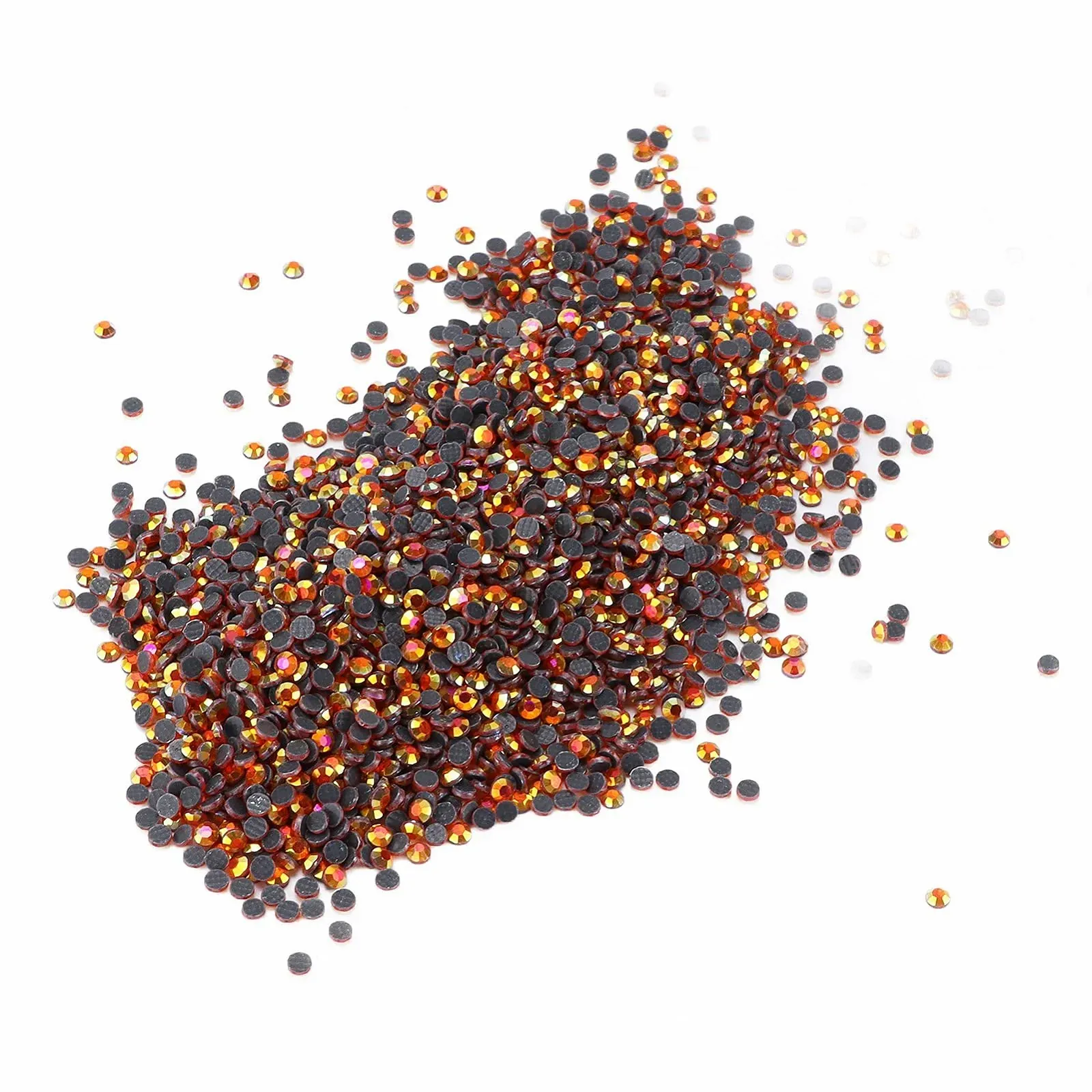 Стразы круглые Iridescent DIY 14400 штук, разноцветные, фото №2