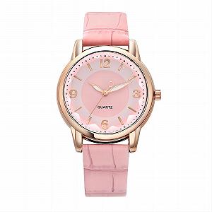 Жіночий годинник Basfur Dress Fe-Montre-078-04 Рожевий - Фото 1
