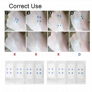 Наклейки для лица Duevin, 40 штук, тонкие, невидимые, V-образная лента для подтяжки подбородка. synthetic.ua - Фото 1