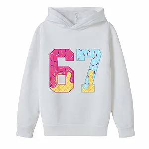 Толстовка для дівчат 67 Prints Підліткова synthetic.ua - Фото 1