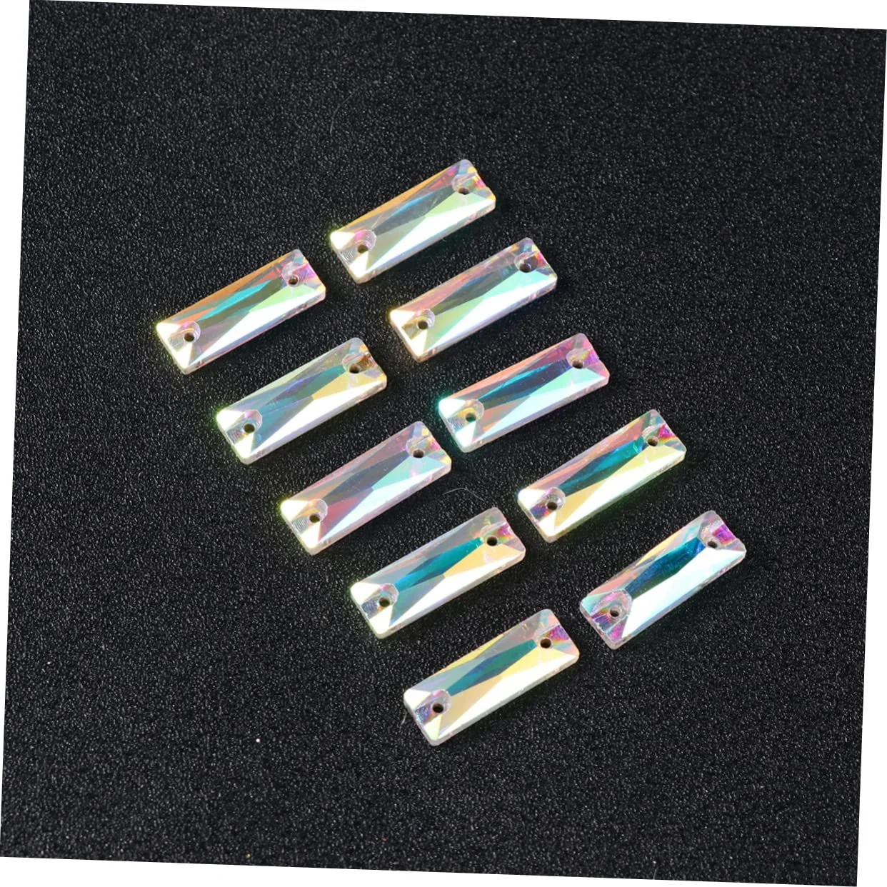 Стрази STOBOK AB, кришталеві різнокольорові з кігтями, різні форми, фото №6