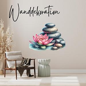 Наклейка на стіну GRAZDesign Йога Фен-шуй Wellness Stones 114 x 80 см synthetic.ua - Фото 1