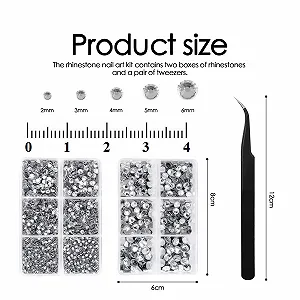 Стрази Прозорі Плоскі 6500шт synthetic.ua - Фото 1