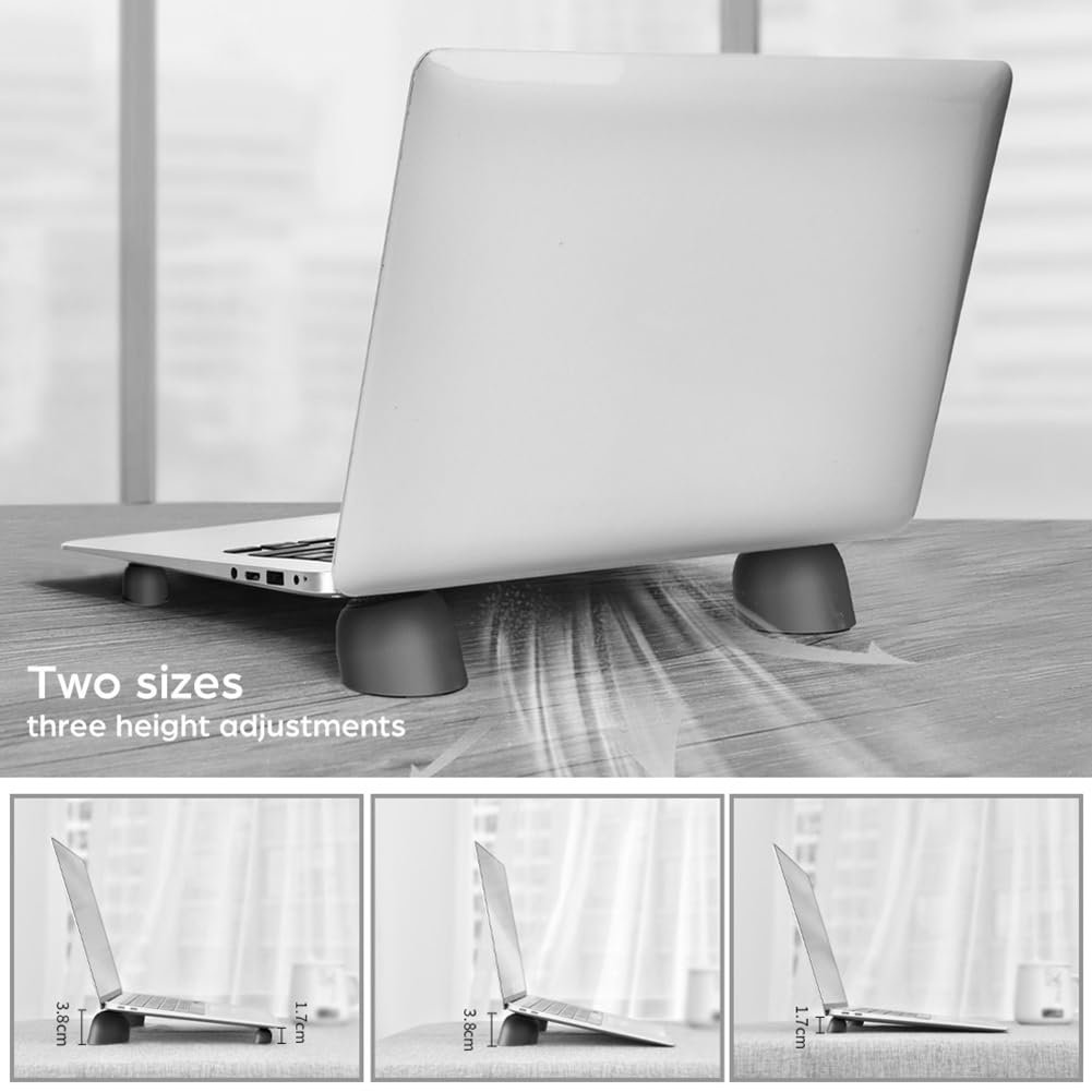 Подставка для ноутбука Azull эргономичная, портативная, моющаяся, многоразового использования, черная, фото №5