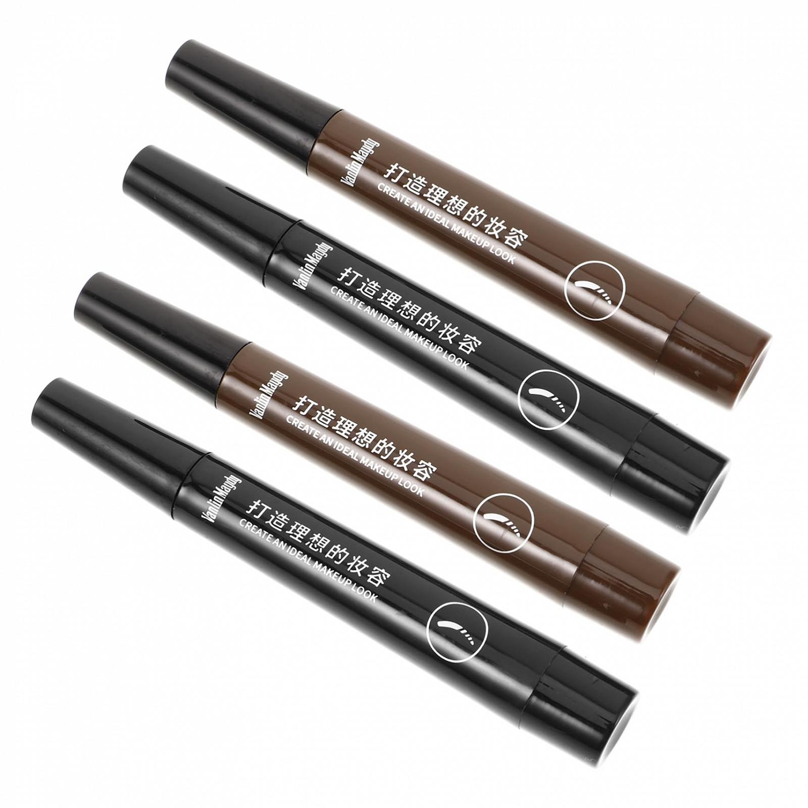 Карандаш для бровей Beaupretty Pack of 4 Четырехточечный Жидкий Карандаш для бровей Черный, фото №1 Карандаш для бровей Beaupretty Pack of 4 Четырехточечный Жидкий Карандаш для бровей Черный, фото №1