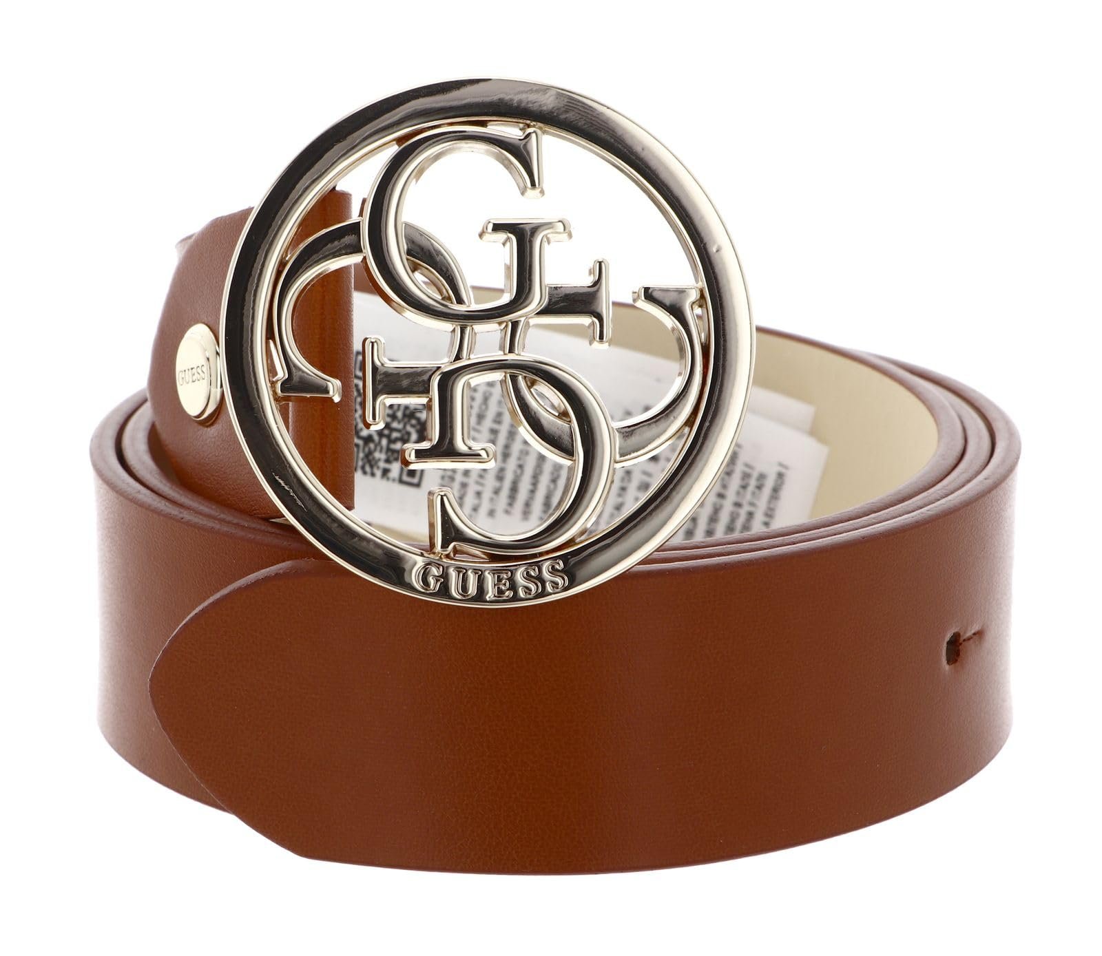 Ремінь GUESS Регульований W105 Cognac - Можна скоротити, Коньячний, фото №1